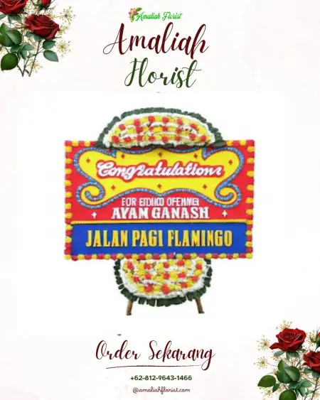 Sewa Papan Bunga Pengadang